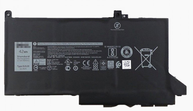 DELL DJ1J0 DELL DJ1J0 Latitude 7280 7290 7380 7390 7480 P28S E748 Battery | 3 Cells | 2600mAh