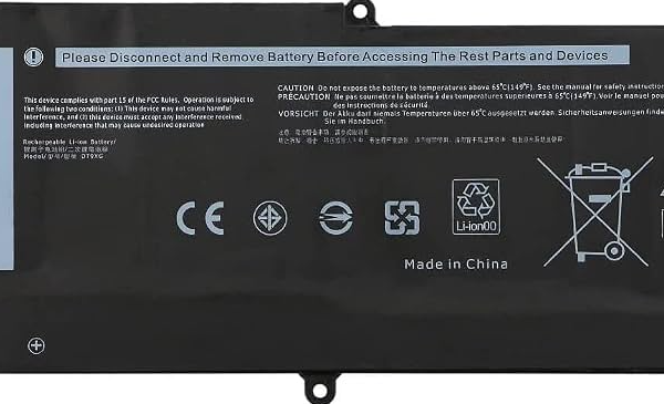 DELL DT9XG Alienware Area‑51m R1 R2 ALWA51M Battery | 6 Cells | 8000mAh