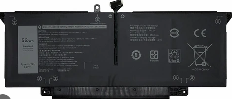 DELL JHT2H Latitude 7310 7410 E7310 E7410 WY9MP 4 Cells 5000mAh