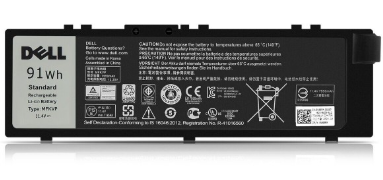 DELL MFKVP Precision 7710 7510 M7710 6 Cells 6300mAh